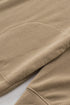 Brushed Ribbed Button Split V Neck Long Sleeve Romper